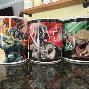 Star Wars Character Mug Set of 3  - Multicolor